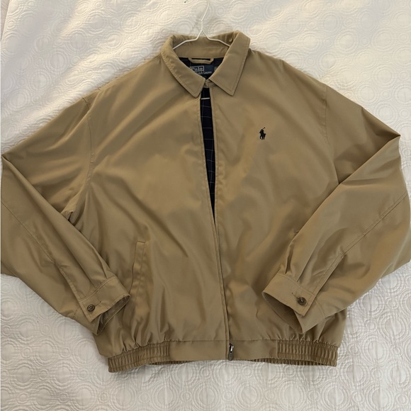 Polo by Ralph Lauren Khaki Windbreaker Jacket - Picture 2 of 9